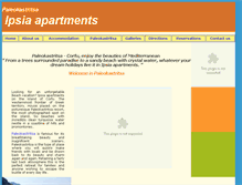 Tablet Screenshot of ipsia-apartments.com